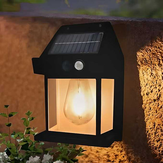 Solar-Powered Outdoor Wall Lamp – Motion Sensor & Waterproof LED