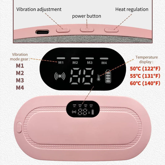 Portable Cordless Heating Pad – Menstrual Relief Belt