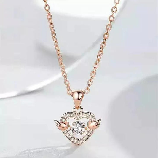Heart With Wings Necklace